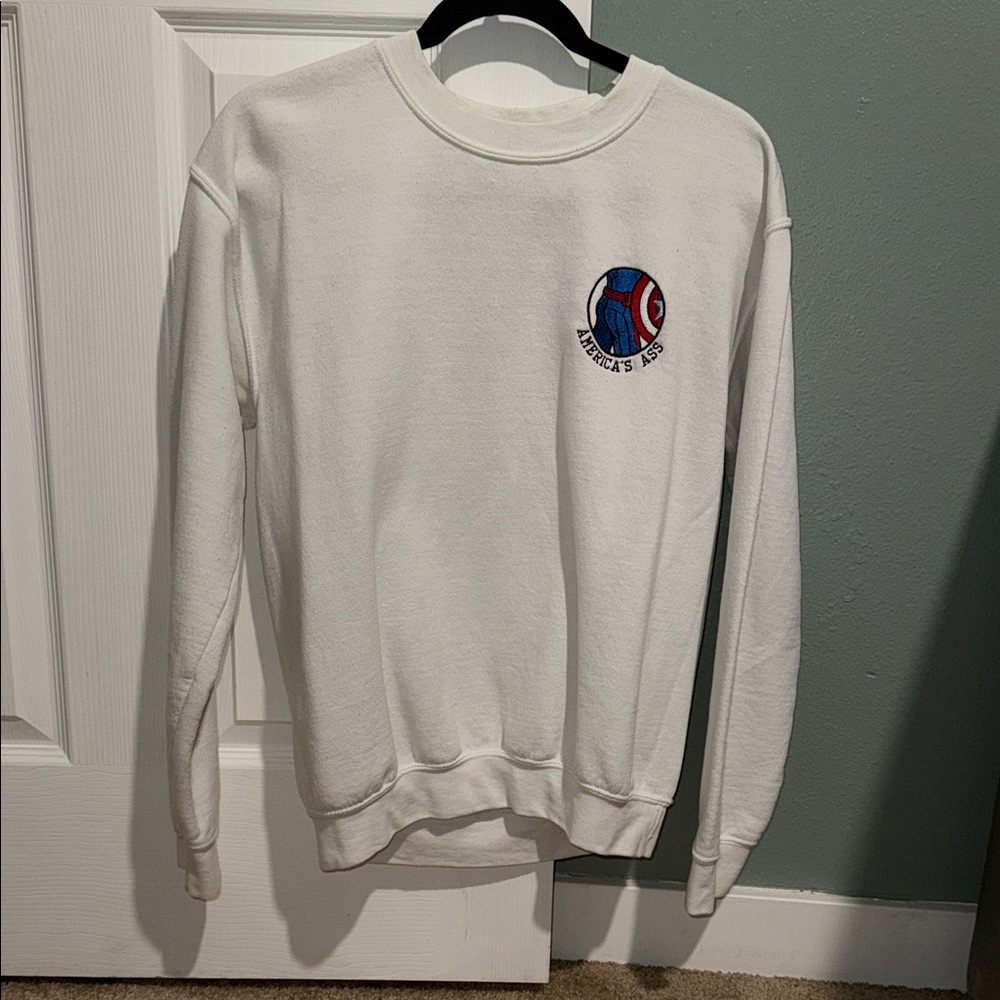 White Captain America/Marvel Sweater